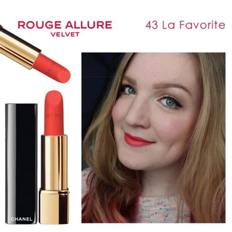 chanel rouge allure 43 review|chanel rouge velvet reviews.